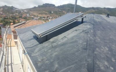 Impermeabilización con lámina de caucho (EPDM), (Tenerife).