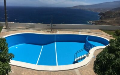 Impermeabilización Piscina Comunitaria, Radazul (Tenerife).